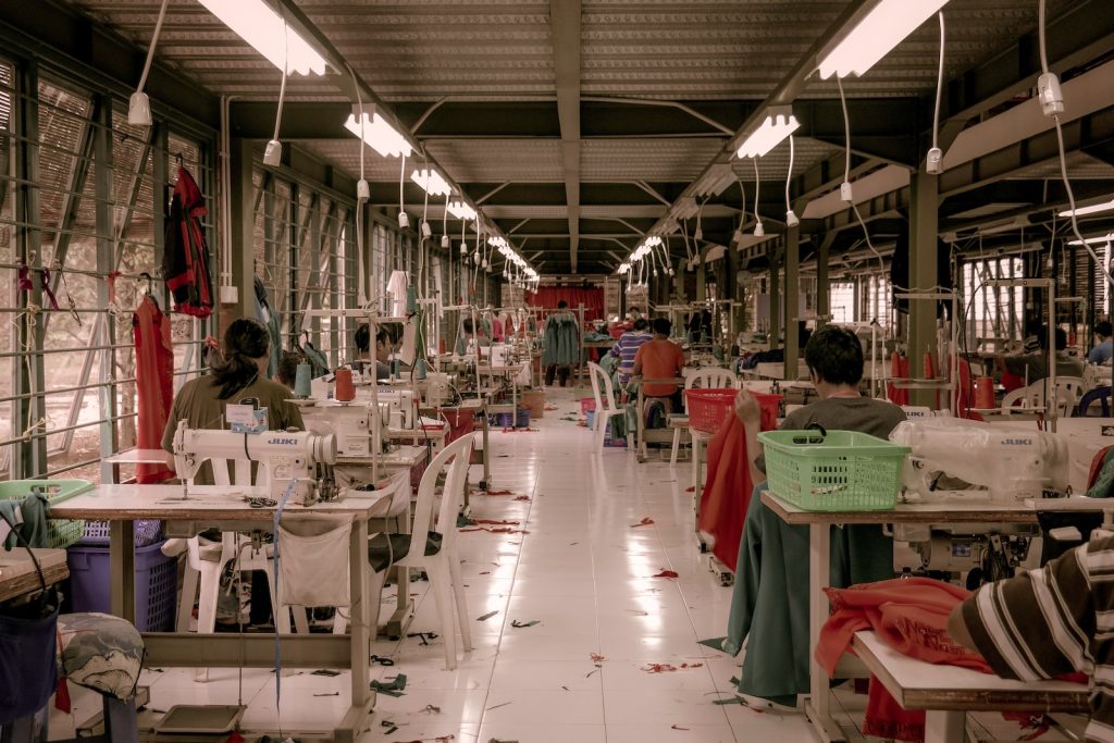 women sewing clothes