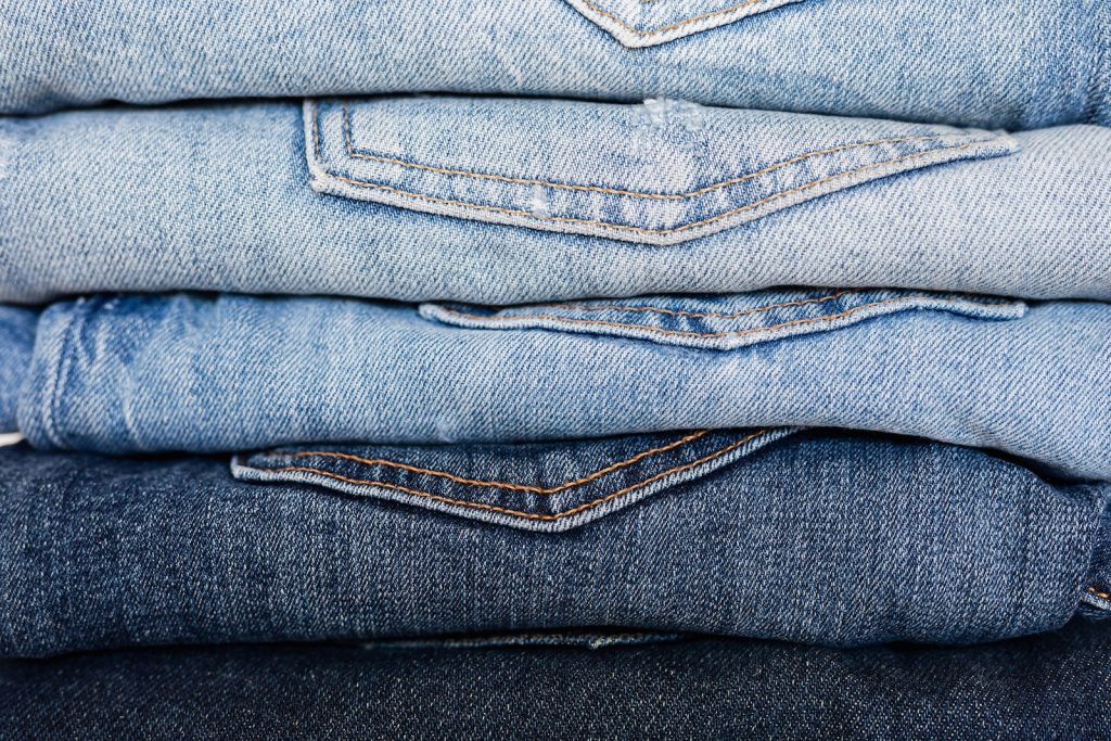 pile of jeans