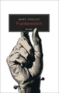 Buchcover des Klassikers "Frankenstein" von Marry Shelley
