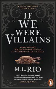 Buchcover des Dark-Academia Klassikers "If we were villains"