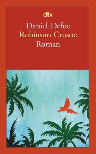 Buchcover von dem Klassiker der Jugendliteratur Robinson Crusoe von Daniel Defoe