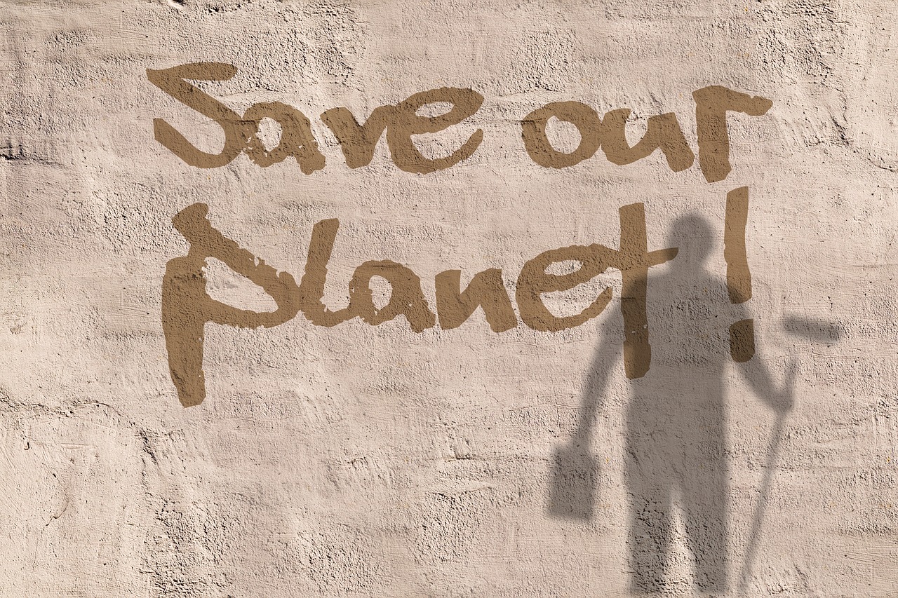 Graffiti "Save our planet"