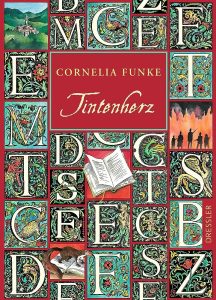 Buchcover von dem Klassiker der Jugendliteratur "Tintenherz" von Cornelia Funke