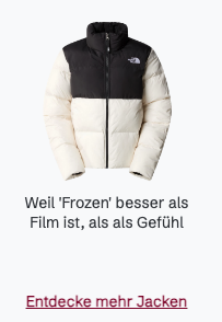 Schwarz-weiße The North Face Winterjacke