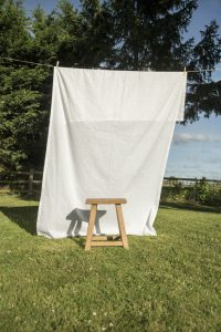 Bedlinens drying in the sun