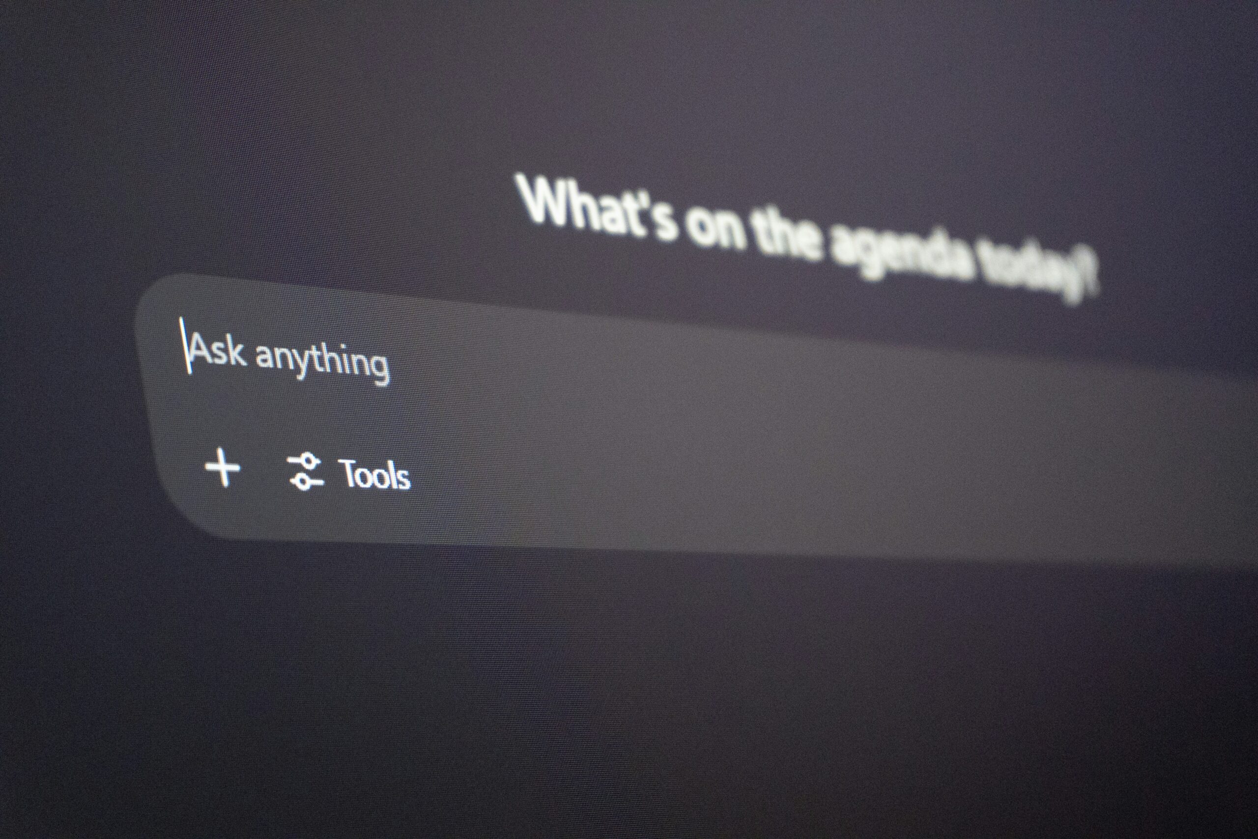 Chatinterface von AI Suche